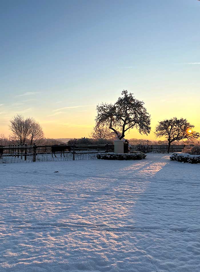 Sonnenuntergang in Twedt